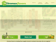 Tablet Screenshot of citromaxflavors.com